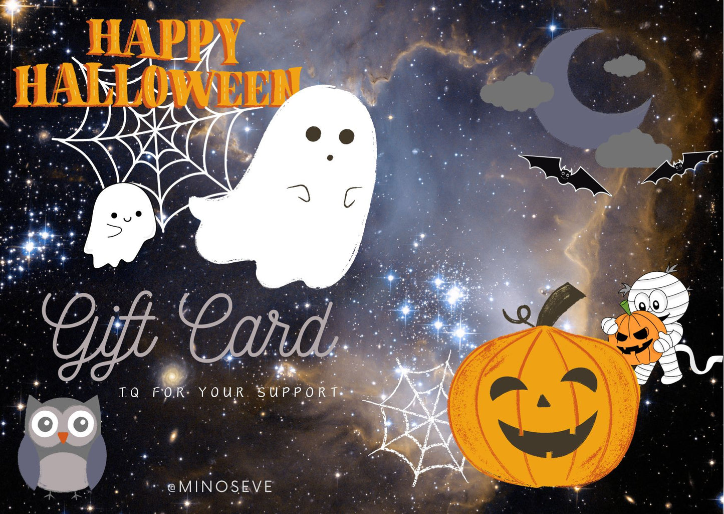 Minos Eve Halloween Gift Card